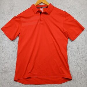Rossignol Men's Polo Shirt Small Red Performance Golf Activewear